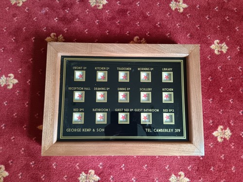 Butlers and servants bell box - servants,