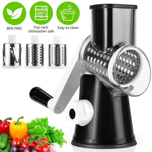 Rotary cheese grater manual - cheese,