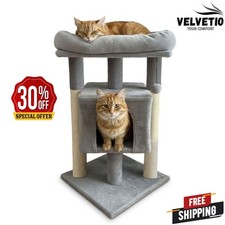 Cat Tree Tower Plush Bed &