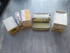 Comb Binding Assortment Multiple Colors and Sizes Plus Rexel Binding Machine