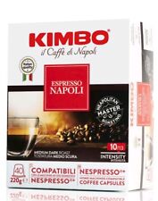 kimbo capsule compatibili nespresso miscela napoli (40x 5= 200pz) respresso