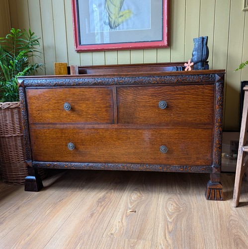 Low art deco chest - low, of
