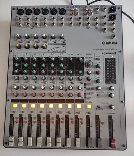 Yamaha mw12cx audio mixer - yamaha, mixer,