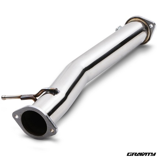 Stainless exhaust de - exhaust, cat