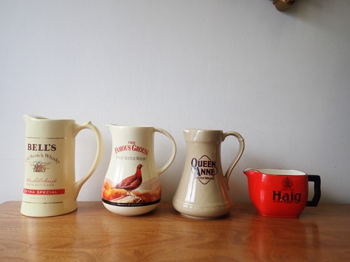 Vintage whisky water - jugs, x