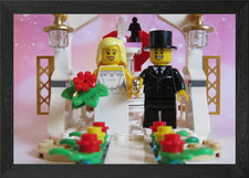 Lego Wedding Ceremony Framed