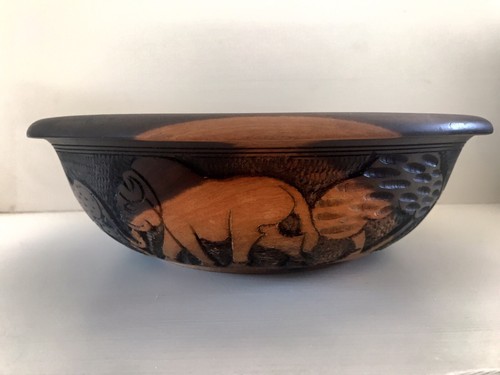 African large wooden bowl - bowl, from