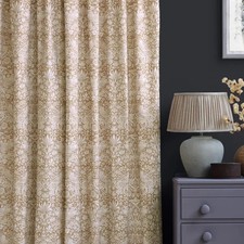 William Morris Strawberry Thief Pencil Pleat Curtains, w 117 drop 182cm