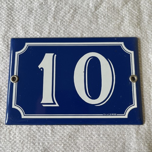 Vintage french enamel door - vintage,