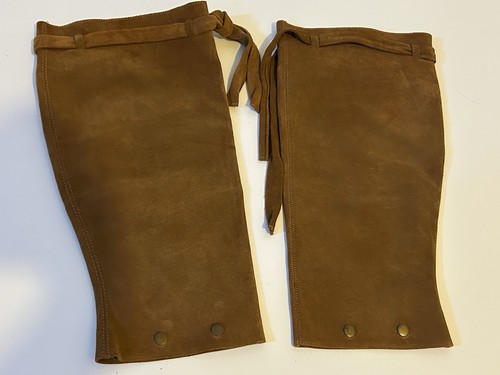 Vintage brown suede leather - vintage,