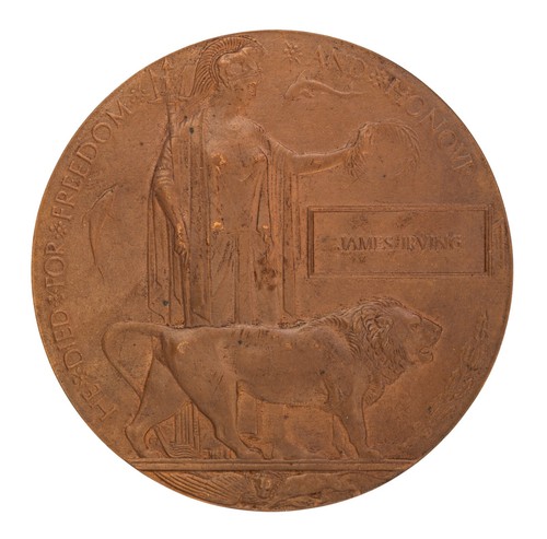 Ww1 memorial plaque james - ww1,