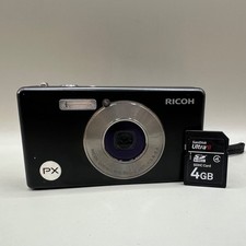 Ricoh PX Water shock Dust Proof 16.0MP Digital Camera - Black + 4GB memory card