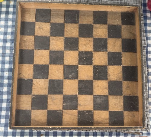 Vintage wooden chess - a,