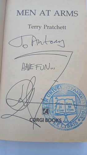 Signed with drawing terry - signed,