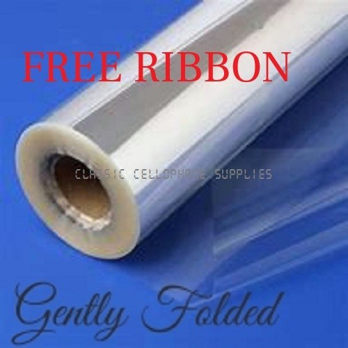 Clear cellophane gift wrap - gift,