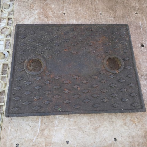 Cast iron manhole cover - manhole,