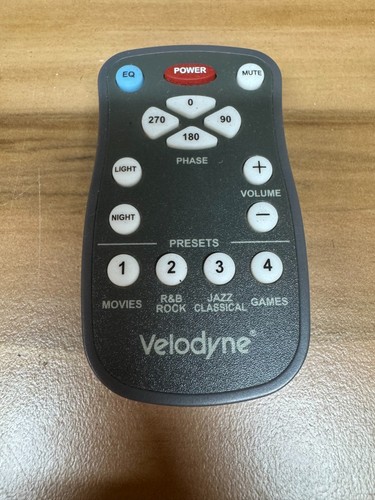 Velodyne remote control to - x,