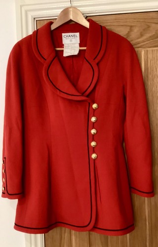 Chanel red black pea - , coat
