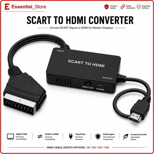 Scart hdmi converter 1080p - converter,