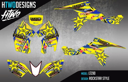 Suzuki ltz90 graphics kit - suzuki,