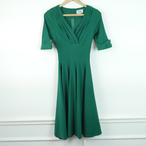 Unique vintage dress green - vintage, xs