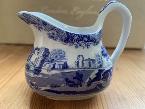 Spode blue italian pottery - blue,