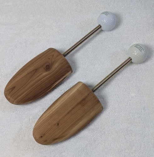 Vintage cedar wood golf ball - vintage,