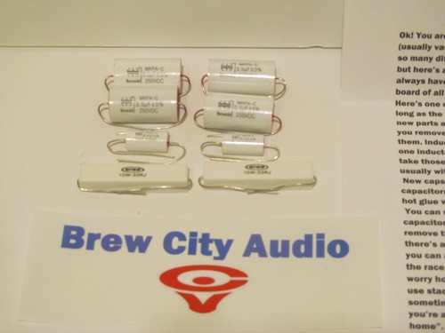 Capacitor recap cap kit for - capacitor, re-cap