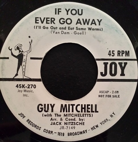 Guy mitchell you - guy, if