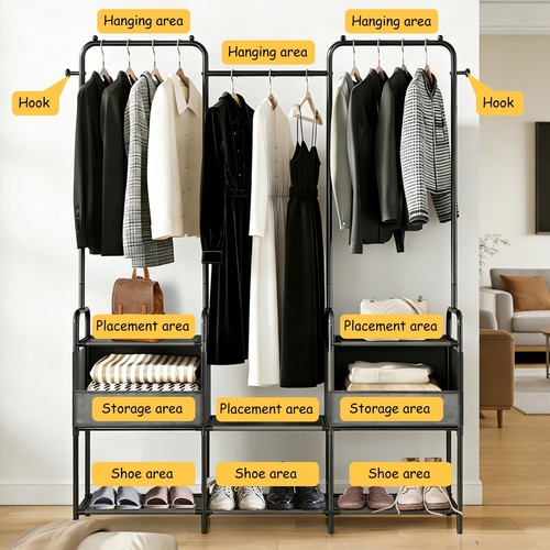 Clothes rail 120kg - clothes,