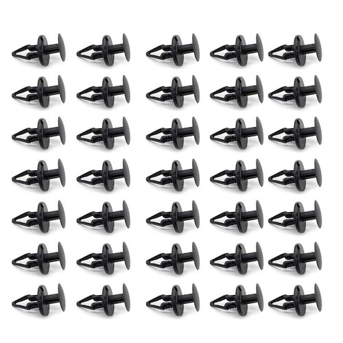 40x black nylon push type - nylon,