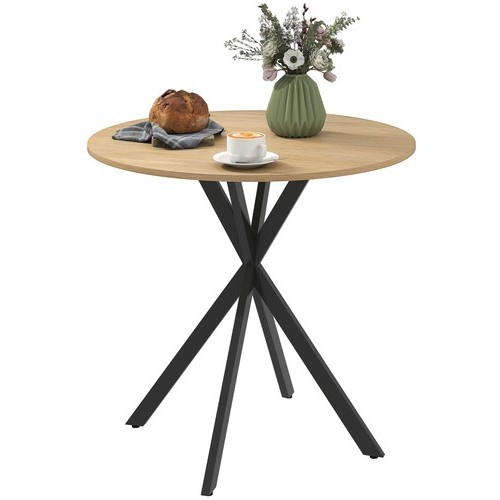 Homcom 80cm round dining - 80cm,