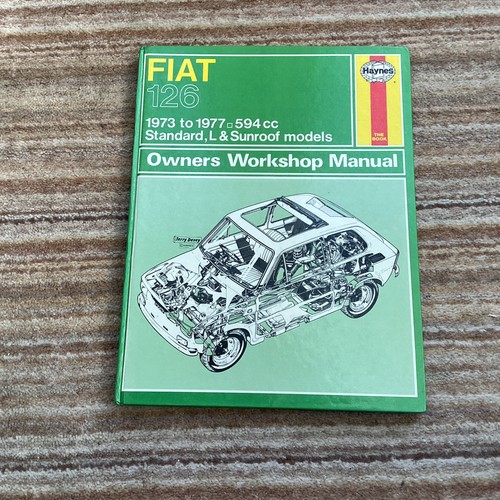 Haynes manual fiat 126 - 126, 1973-77