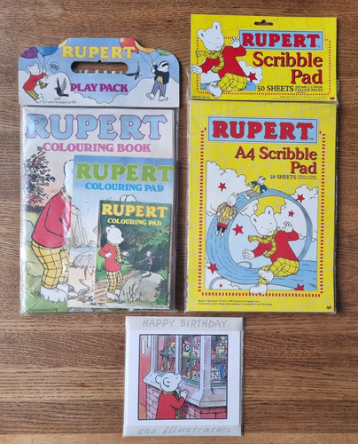 Vintage rupert the bear - rupert,