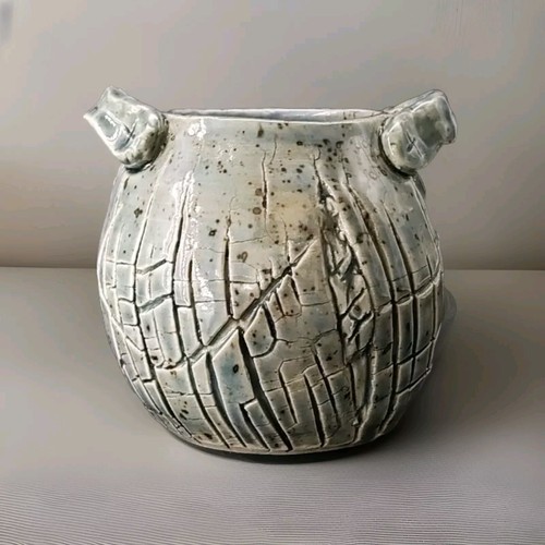 Small handmade ceramic vase - handmade,