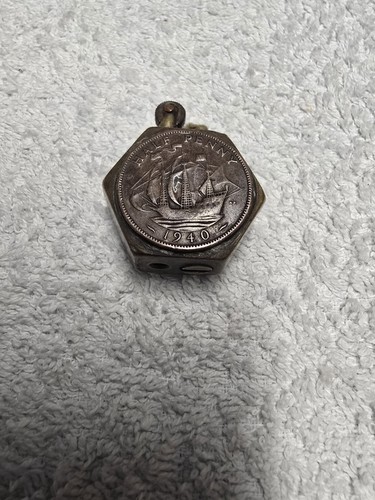 Ww2 trench art coined petrol - trench,