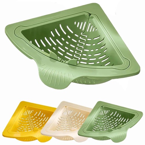 Magnetic corner sink strainer - sink,