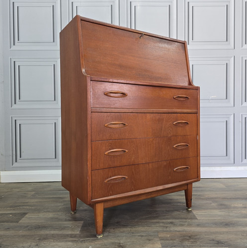 Vintage jentique bureau teak - jentique,