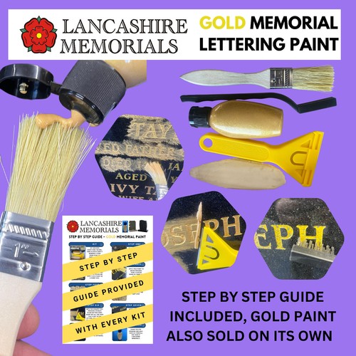 Gravestone paint restoring - paint,