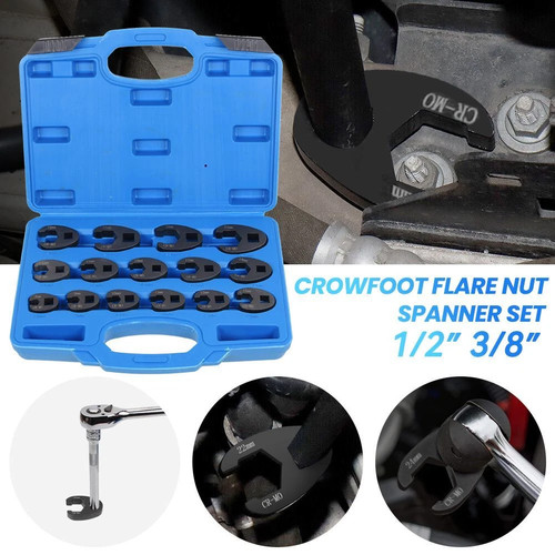 Crowfoot wrench set crows - 15,