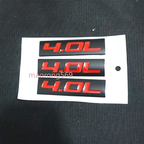 Black matte red 0l metal - 3x,