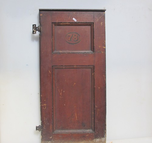 Victorian wooden panel door - wooden,