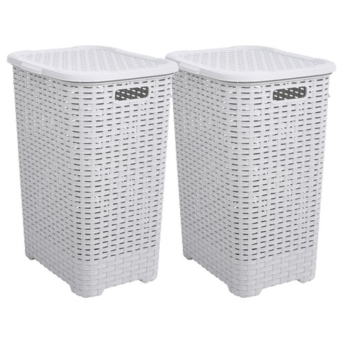 Large plastic wicker - plastic,
