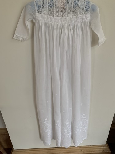 Vintage white handmade - white, baby