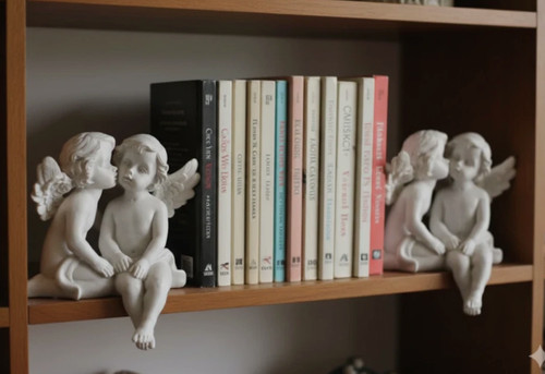 Book ends white innocent - book,