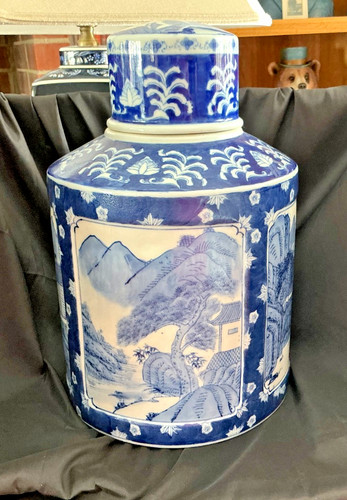 Very large blue and - large,