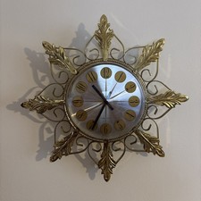 Westclox Sunburst Wall Clock