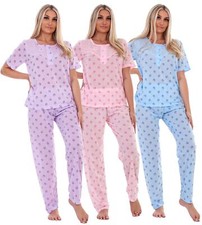 Ladies Short Sleeve Pyjamas