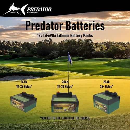 Predator batteries 12v - 16,, 20