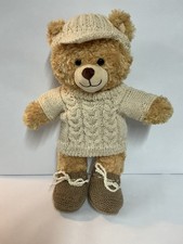 Teddy bear cream cable Aran
